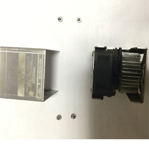 レーザーヘッド部分分解