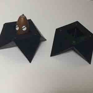 ダビンチの８角形　黒色　分離