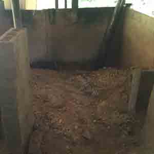 旧竹炭窯撤去あと