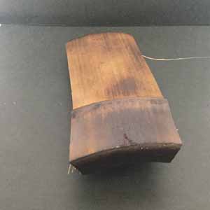 焼き竹, 板材, 未処理