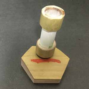 ミニ和紙灯篭, 完成写真